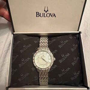 Bulova Silver Bracelet Watch